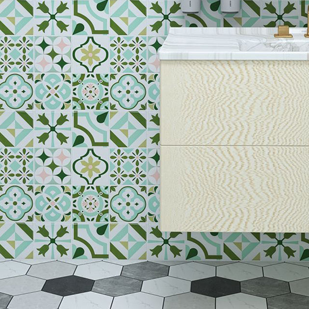 Mosaic tile peel & stick Modern plastic tile peel & stick