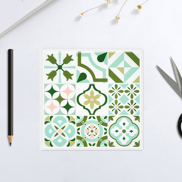 Mosaic tile peel & stick Modern plastic tile peel & stick
