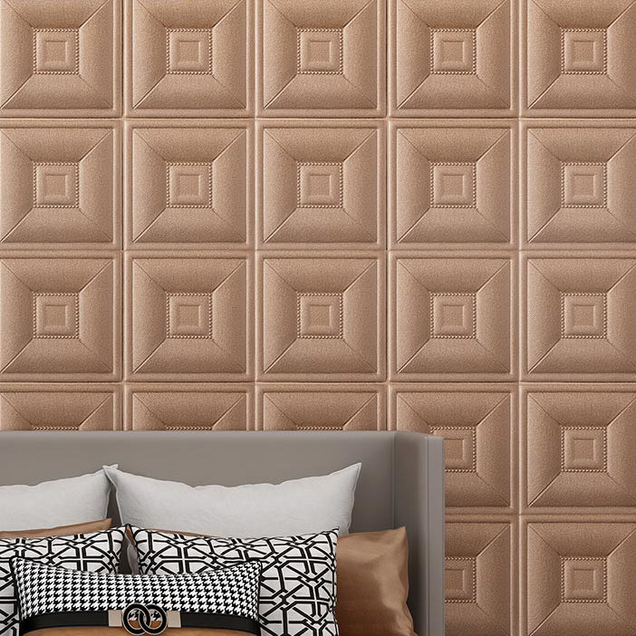Glam Cord Access Panel PVC Self-Adhesive 3D Embossing Waterproof Wall Panel