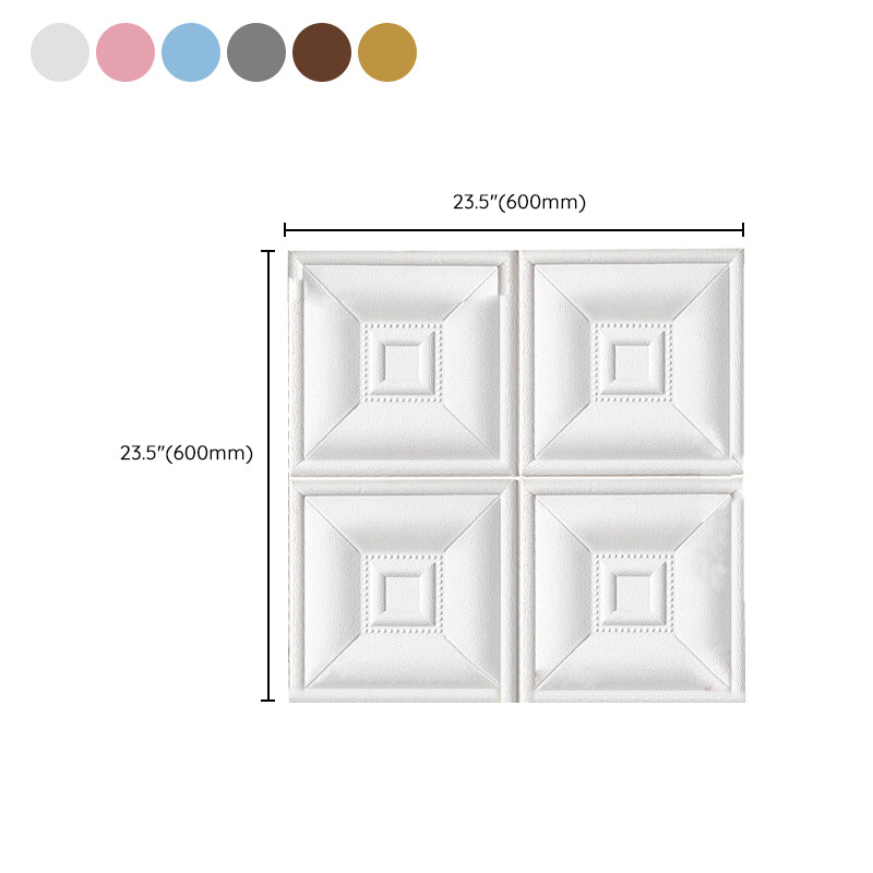 Glam Cord Access Panel PVC Self-Adhesive 3D Embossing Waterproof Wall Panel