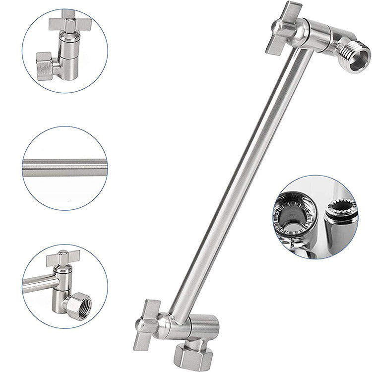 Modern square shower head wall mount standard spray fixed shower