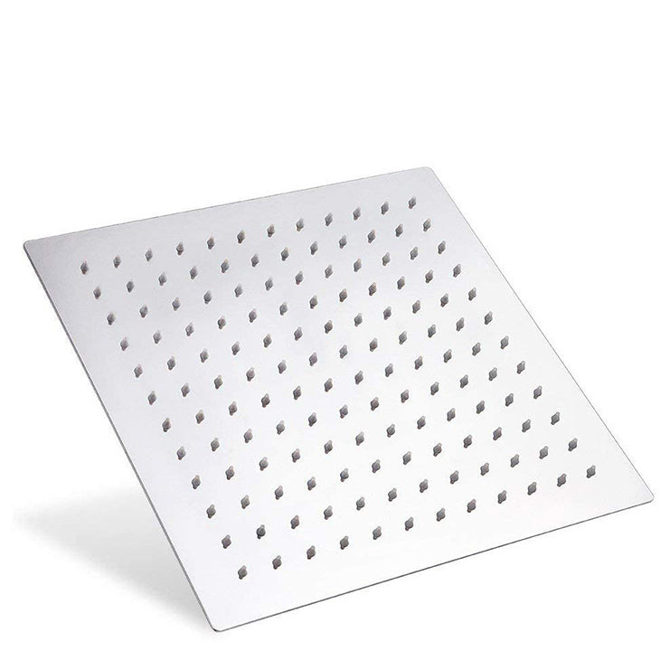 Modern square shower head wall mount standard spray fixed shower