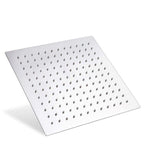 Modern square shower head wall mount standard spray fixed shower