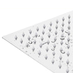 Modern square shower head wall mount standard spray fixed shower