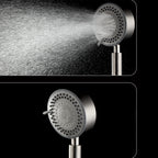 Standard Spray Shower Head Polished Nickel Round Hand Shower