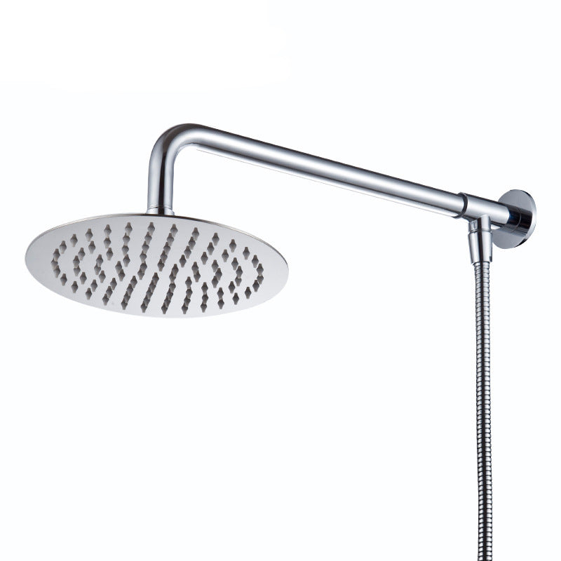 Wall-mounted shower head stainless steel fixed shower head with shower arm