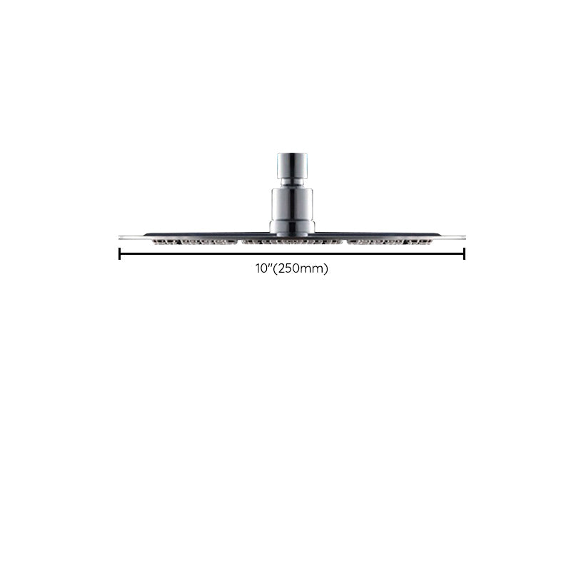 Wall-mounted shower head stainless steel fixed shower head with shower arm