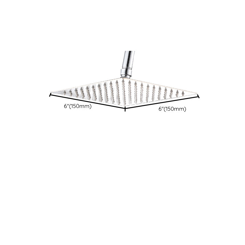 Wall-mounted shower head stainless steel fixed shower head with shower arm