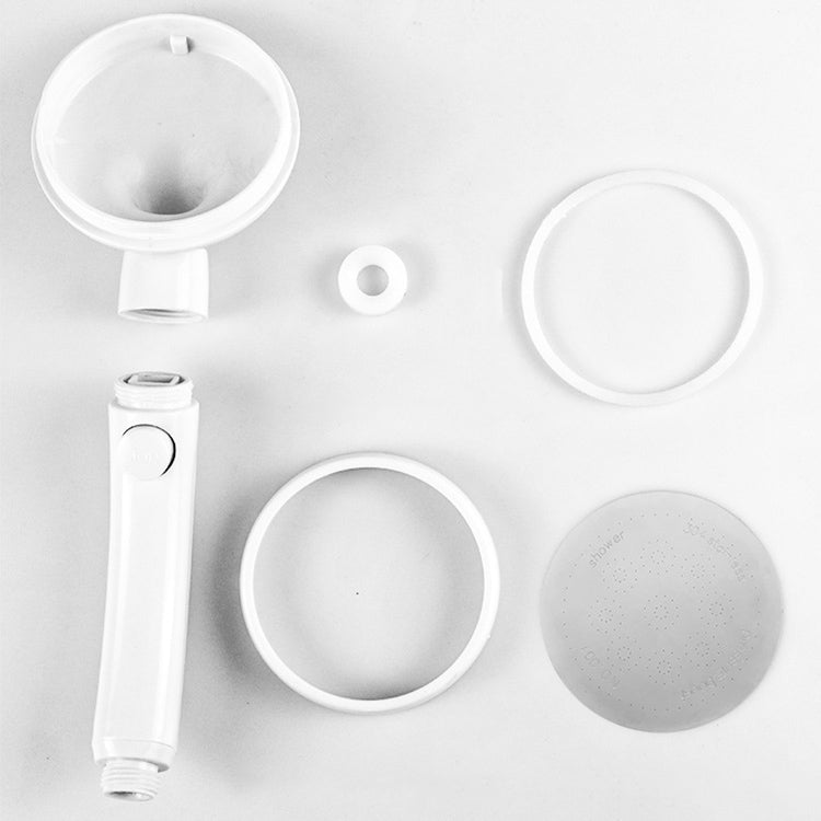 Modern Plastic Showerhead Standard Round Handheld Showers