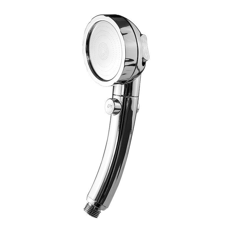 Modern Handheld Showerhead 3 Streams Metal Round Showerheads