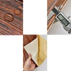 Modern Tin Wall Paneling Smooth Wall Ceiling Wood Plank Set of 6