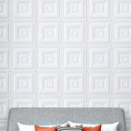 Beautiful Style Wall Panel 3D Print Bathroom Living Room Wall Panels with Padding
