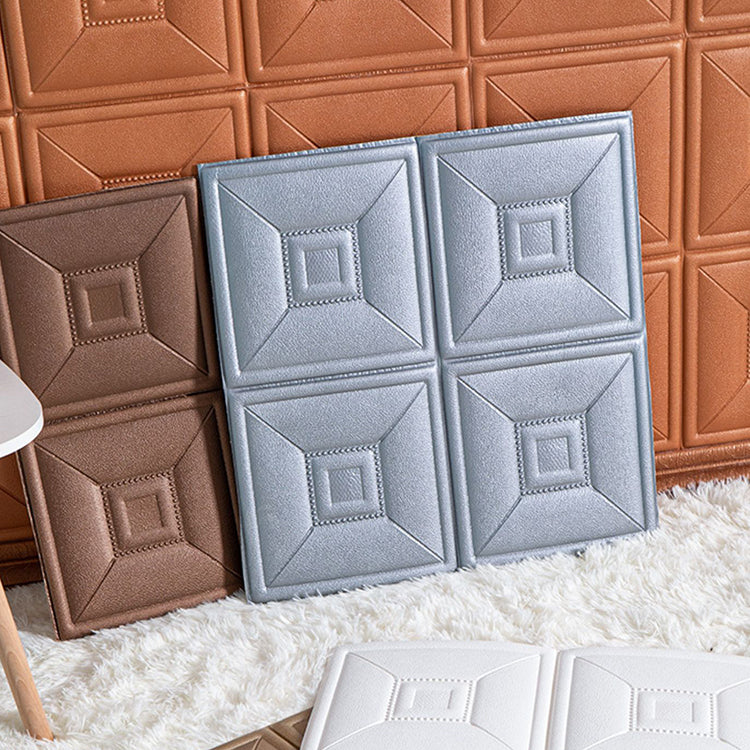 Beautiful Style Wall Panel 3D Print Bathroom Living Room Wall Panels with Padding