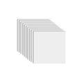 Plastic Square Peel & Stick Mosaic Tile Grid for Backsplash
