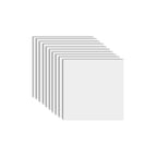 Plastic Square Peel & Stick Tile Mesh Mosaic Tiles for Backsplash