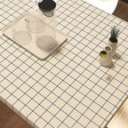 White Peel & Stick Tile Mirror Plastic Grid Wallpaper for Kitchen and Bathroom