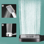 Contemporary Square Handheld Showerhead 3 Setting Spray Head