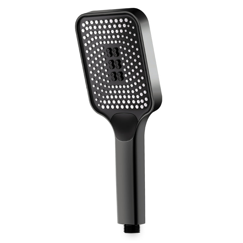Contemporary Square Handheld Showerhead 3 Setting Spray Head