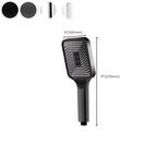 Contemporary Square Handheld Showerhead 3 Setting Spray Head