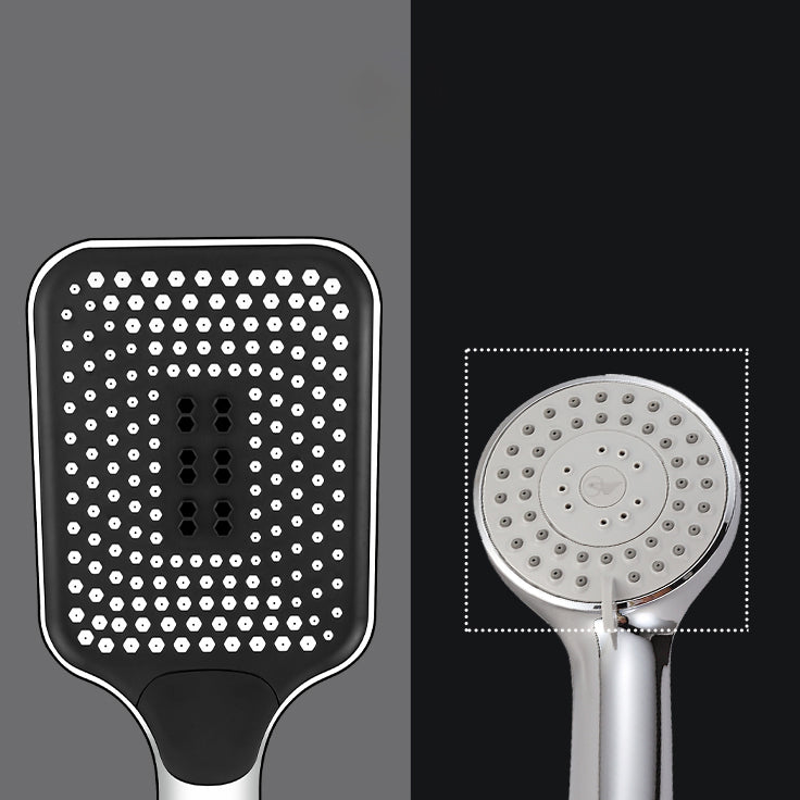 Modern Hand Shower Head Square Three-Stage Drop Resistance Spray Head