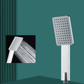Contemporary Handheld Supercharged Showerhead Square Turbo Spray Head