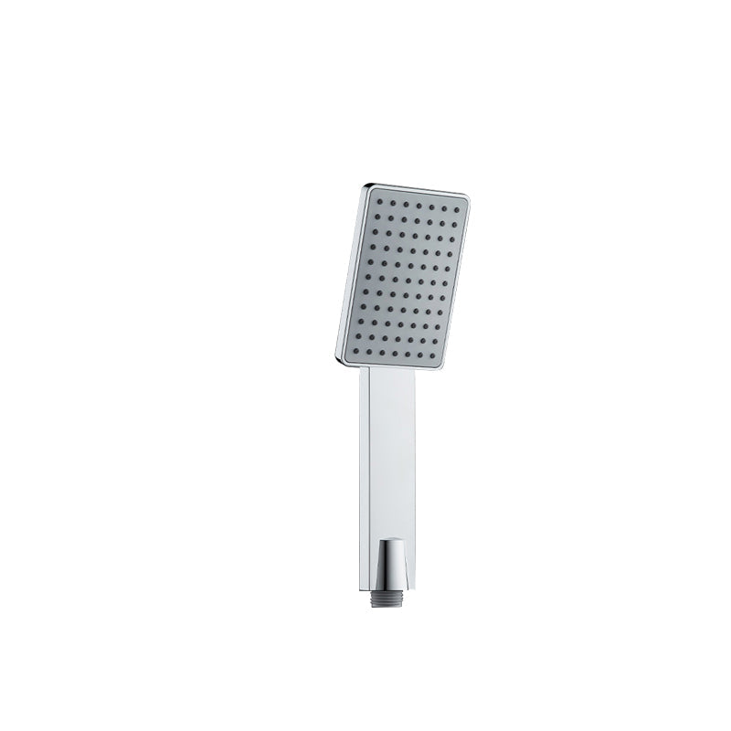 Contemporary Handheld Supercharged Showerhead Square Turbo Spray Head