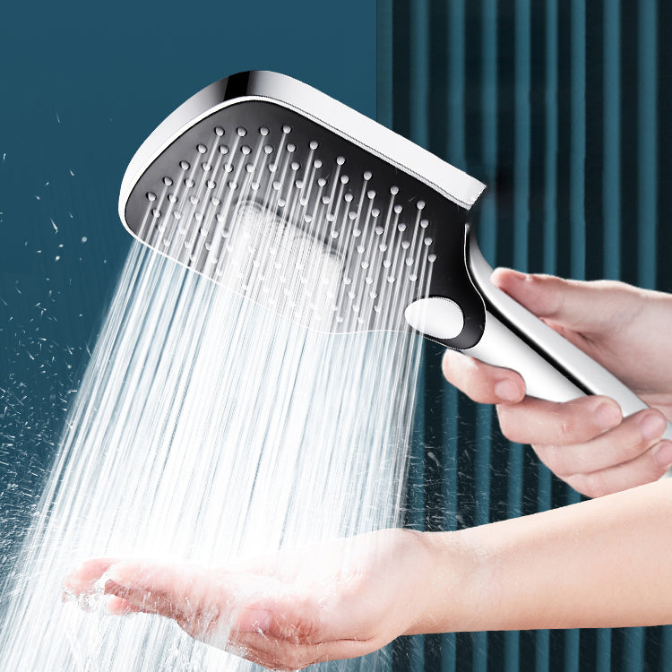 Contemporary portable super rechargeable shower head square spray head