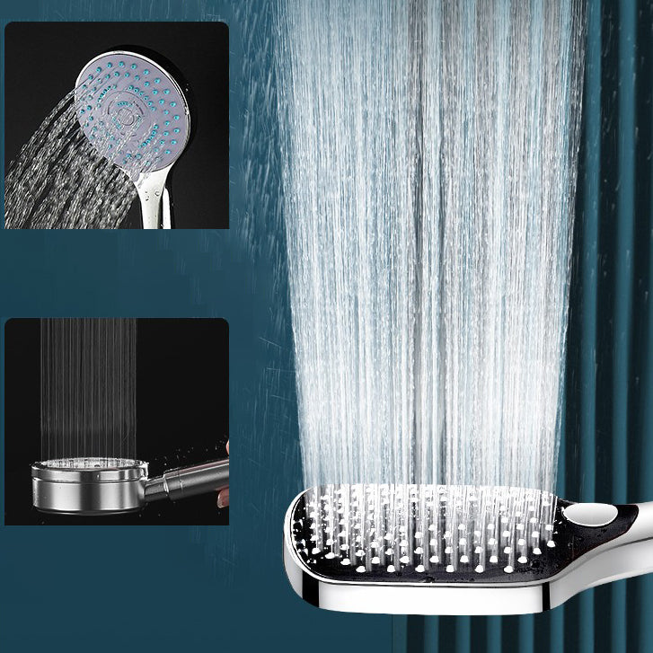 Contemporary portable super rechargeable shower head square spray head