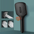 Contemporary portable super rechargeable shower head square spray head