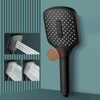 Contemporary portable super rechargeable shower head square spray head