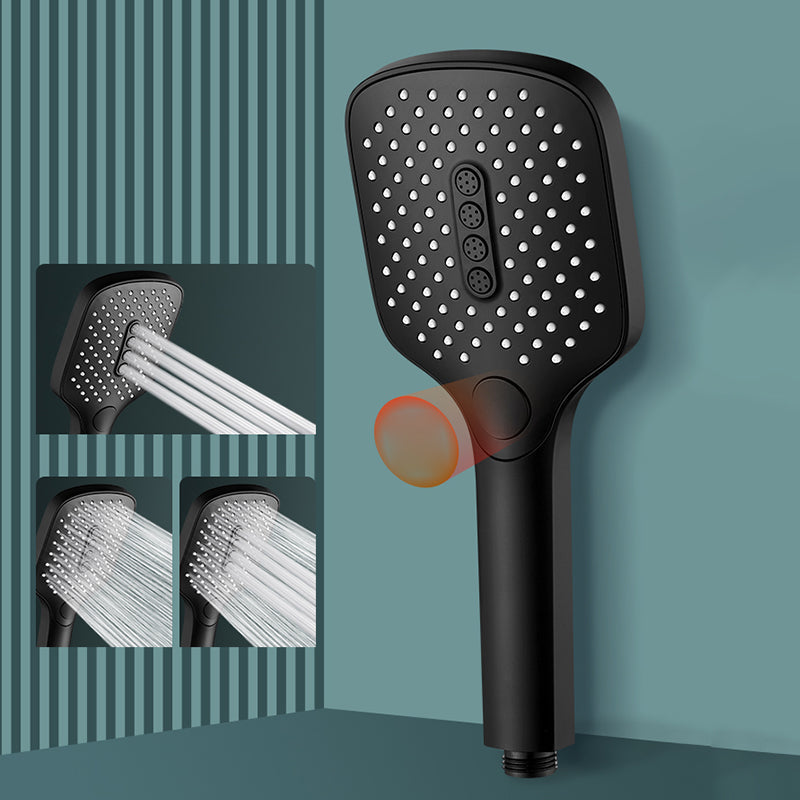 Contemporary portable super rechargeable shower head square spray head