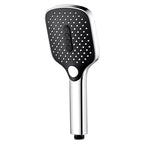 Contemporary portable super rechargeable shower head square spray head