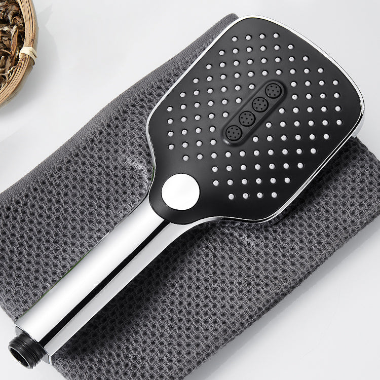 Contemporary portable super rechargeable shower head square spray head