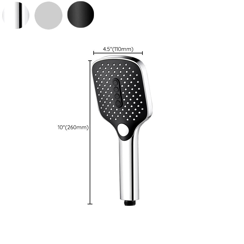 Contemporary portable super rechargeable shower head square spray head