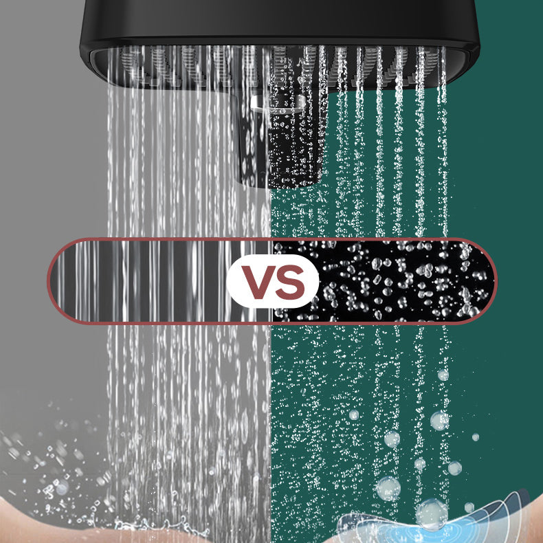 Contemporary Handheld Showerhead Square Three-Speed Spray Head