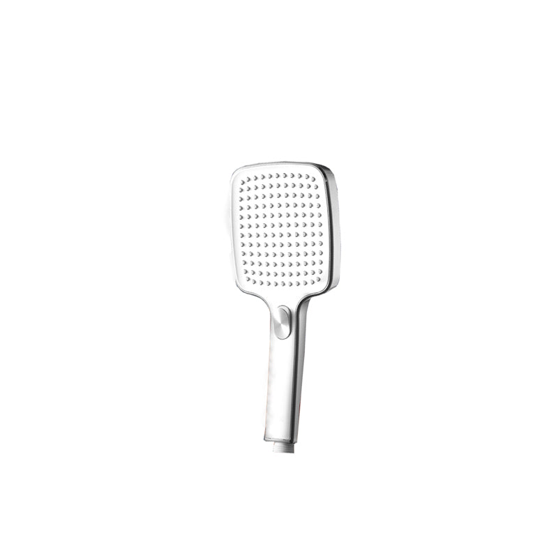 Contemporary Handheld Showerhead Square Three-Speed Spray Head