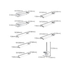 5-piece Bathroom Accessory Set Modern Polished Chrome Bathroom Set