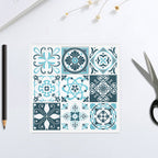 Plastic Peel & Stick Tile Square Stain-Resistant Wallpaper for Back Wall