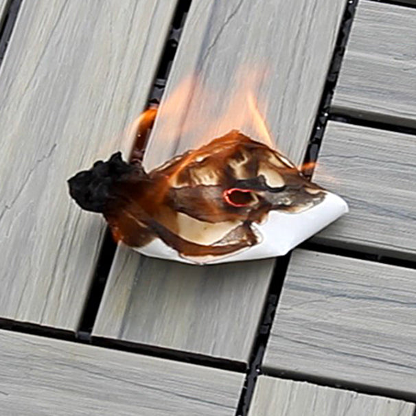 Interlocking composite deck tiles Striped pattern patio tiles