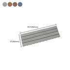 Interlocking composite deck tiles Striped pattern patio tiles