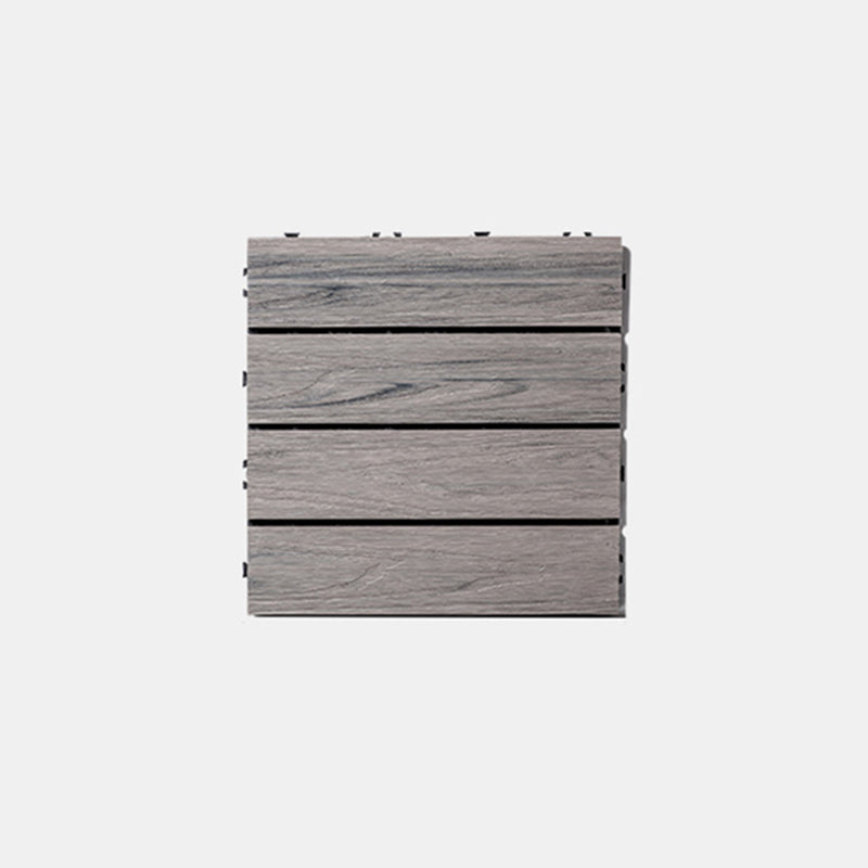 Square Patio Tiles Interlocking Striped Pattern Deck Board
