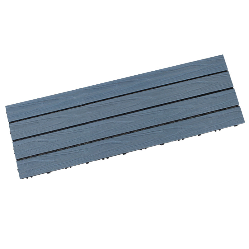 Square Patio Tiles Interlocking Striped Pattern Deck Board
