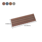 Square Patio Tiles Interlocking Striped Pattern Deck Board