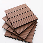 Striped Pattern Patio Tiles Laying Pattern Square Deck Board Outdoor Patio