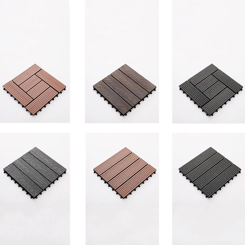 Striped Pattern Patio Tiles Laying Pattern Square Deck Board Outdoor Patio