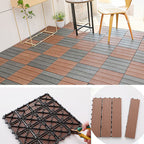Striped Pattern Patio Tiles Laying Pattern Square Deck Board Outdoor Patio