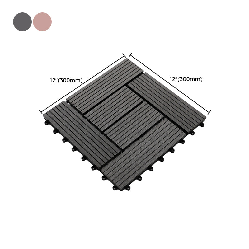 Striped Pattern Patio Tiles Laying Pattern Square Deck Board Outdoor Patio