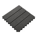 Striped pattern terrace tiles interlocking tiles kit outdoor patio