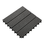 Striped pattern terrace tiles interlocking tiles kit outdoor patio