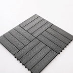 Striped pattern terrace tiles interlocking tiles kit outdoor patio